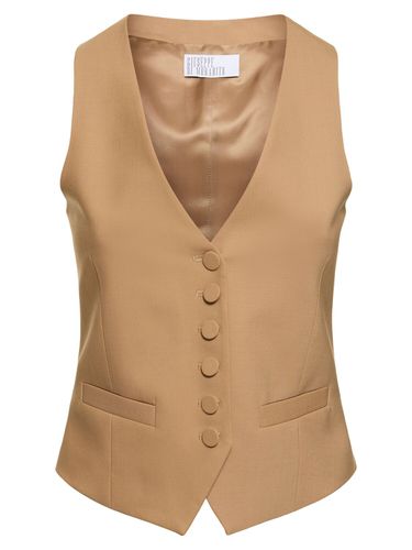 Stretch Wool Vest - GIUSEPPE DI MORABITO - Modalova