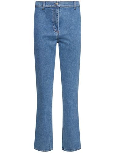 Denim High Rise Skinny Jeans - MAGDA BUTRYM - Modalova