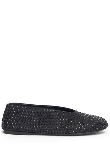 Mm Marcy Embellished Satin Flat Shoes - KHAITE - Modalova