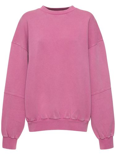 Oversize Cotton Crewneck Sweater - CANNARI CONCEPT - Modalova