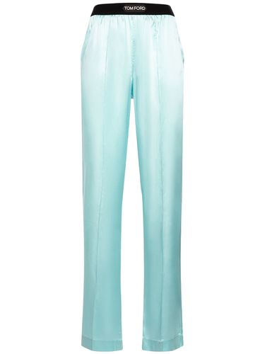 Silk Satin Pajama Pants - TOM FORD - Modalova