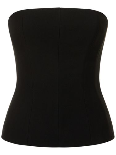 Strapless Crepe Bustier Top - MÔNOT - Modalova