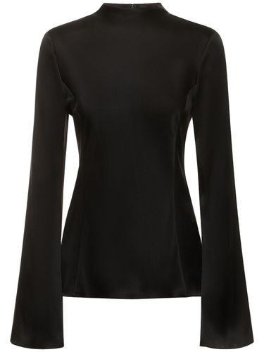 Delwyn Double Satin Wide Sleeve Top - GABRIELA HEARST - Modalova