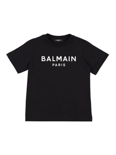 Camiseta De Jersey De Algodón Orgánico - BALMAIN - Modalova