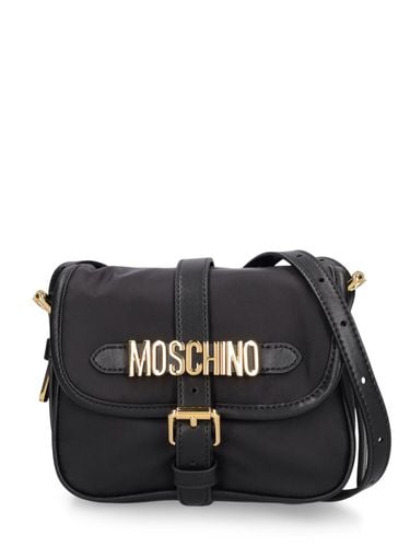 Bandolera De Nylon Con Bolsillos - MOSCHINO - Modalova