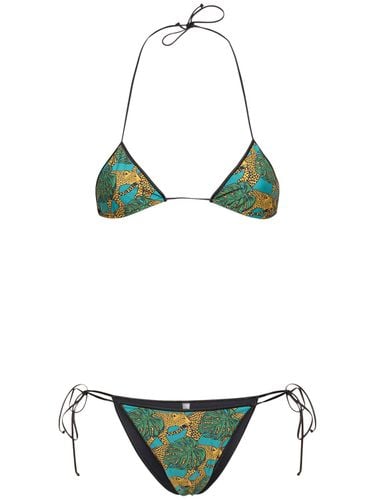 Printed Triangle Bikini - REINA OLGA - Modalova