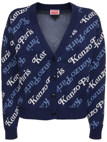 Cardigan Kenzo X Verdy In Cotone E Lana - KENZO PARIS - Modalova