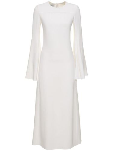 Crepe Long Sleeve Maxi Dress - GIAMBATTISTA VALLI - Modalova