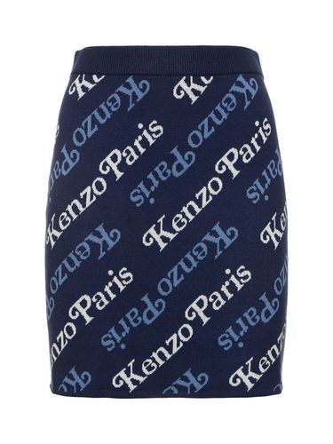 Kenzo X Verdy Cotton & Wool Mini Skirt - KENZO PARIS - Modalova