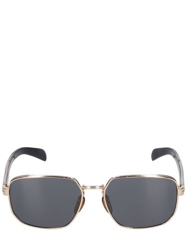 Db Square Metal Sunglasses - DB EYEWEAR BY DAVID BECKHAM - Modalova