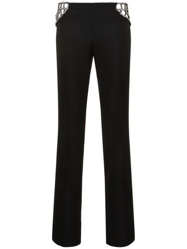 Pantalones Rectos De Lana - STELLA MCCARTNEY - Modalova