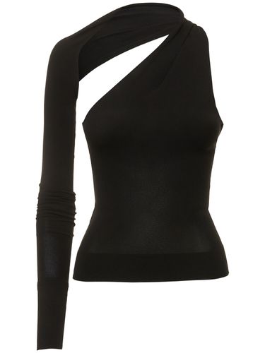 Stretch Jersey One Sleeve Top - PHILOSOPHY DI LORENZO SERAFINI - Modalova