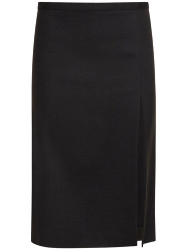 Tropical Wool Blend Pencil Skirt - PHILOSOPHY DI LORENZO SERAFINI - Modalova