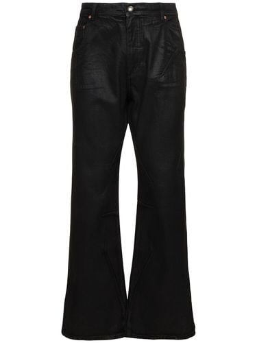 Tripot Coated Cotton Flared Jeans - ANDERSSON BELL - Modalova