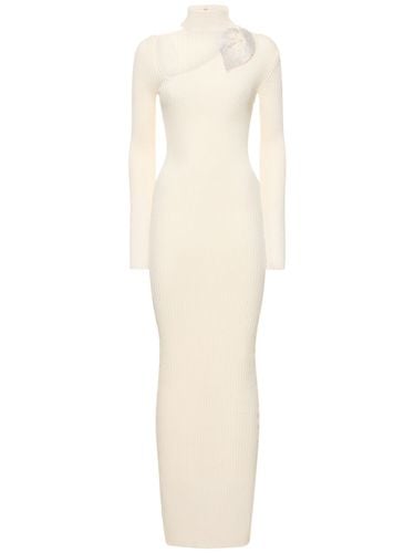 Cotton Knitted Long Dress - GIUSEPPE DI MORABITO - Modalova