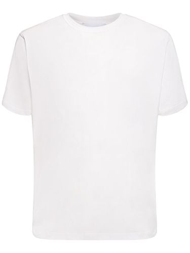 T-shirt In Cotone E Seta - LARDINI - Modalova