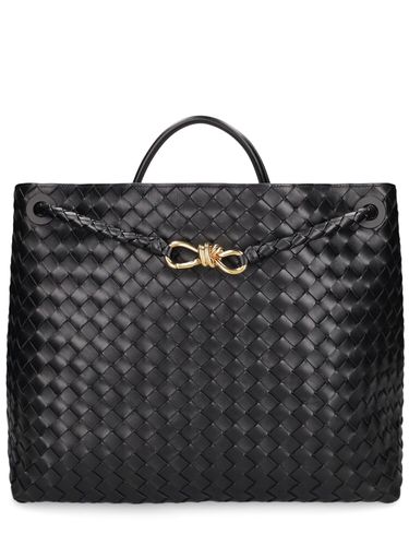 Large Andiamo Leather Top Handle Bag - BOTTEGA VENETA - Modalova