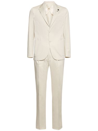 Stretch Cotton Evening Suit - LARDINI - Modalova