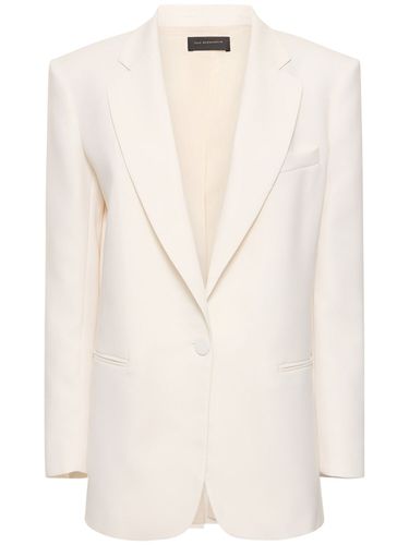 Guia Oversized Tech Crepe Satin Blazer - THE ANDAMANE - Modalova