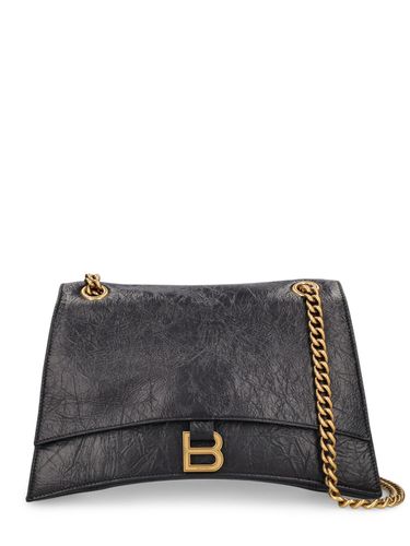 Medium Crush Leather Chain Bag - BALENCIAGA - Modalova