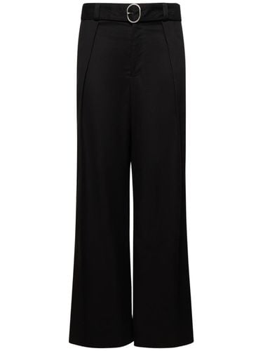 Cotton Gabardine Relaxed Fit Pants - JIL SANDER - Modalova