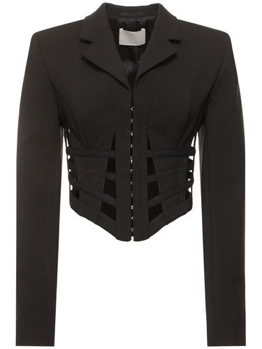 Ausgeschnittener Blazer Aus Wollmischgewebe - DION LEE - Modalova