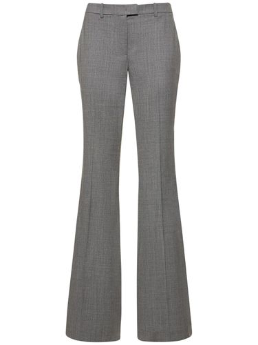 Haylee Mid Rise Wool Flared Pants - MICHAEL KORS COLLECTION - Modalova