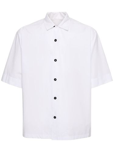 Cotton Short Sleeved Shirt - JIL SANDER - Modalova