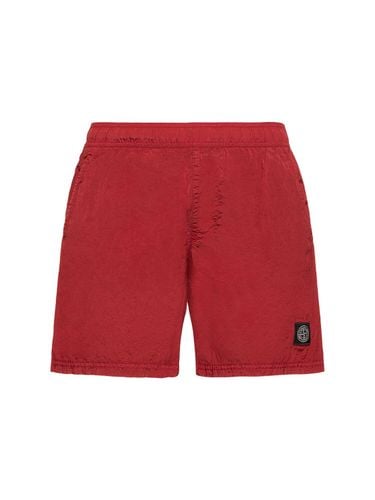 Nylon Swim Shorts - STONE ISLAND - Modalova