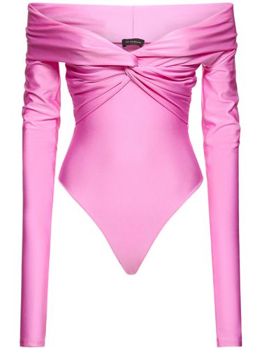 Kendall Off The Shoulder Lycra Bodysuit - THE ANDAMANE - Modalova