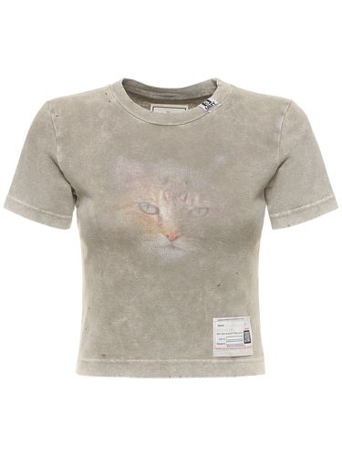 Bleached Mini T-shirt - MIHARA YASUHIRO - Modalova