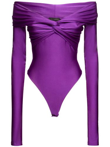 Kendall Off The Shoulder Lycra Bodysuit - THE ANDAMANE - Modalova