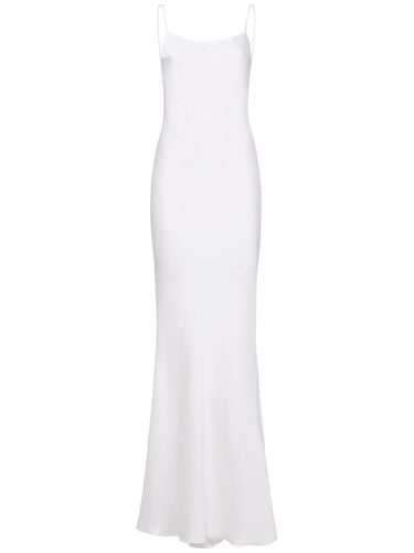 Ninfea Tech Crepe Satin Maxi Slip Dress - THE ANDAMANE - Modalova