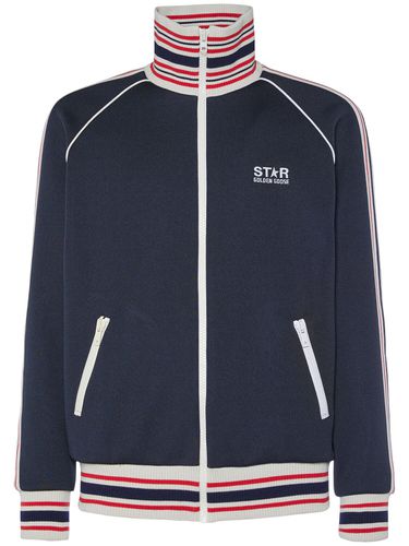 Star Raglan Tech Zip Track Jacket - GOLDEN GOOSE - Modalova