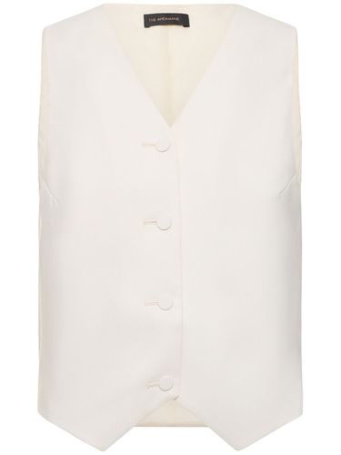 Pauline Crepe Satin Vest - THE ANDAMANE - Modalova