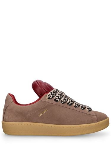 Curb Lite In Full Suede Sneakers - LANVIN - Modalova