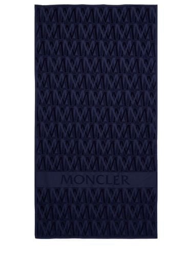 Monogram Cotton Beach Towel - MONCLER - Modalova