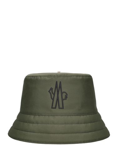 Cappello Bucket In Techno Con Logo - MONCLER GRENOBLE - Modalova