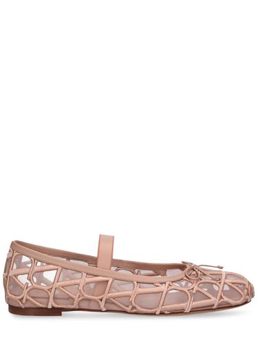 Toile Iconographe Mesh Flats - VALENTINO GARAVANI - Modalova