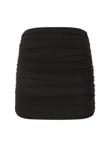 Livia Stretch Georgette Mini Skirt - THE ANDAMANE - Modalova