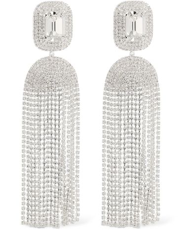 Crystal Cascade Pendant Earrings - MAGDA BUTRYM - Modalova