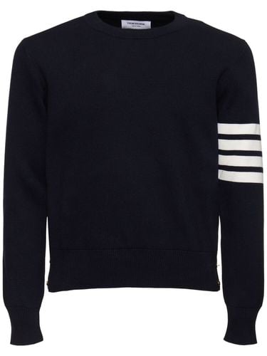 Pullover Aus Baumwollmilano - THOM BROWNE - Modalova