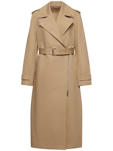 Cotton Biker Trench Coat - TOTEME - Modalova