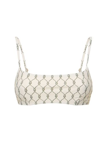 Printed Bikini Top - TORY BURCH - Modalova