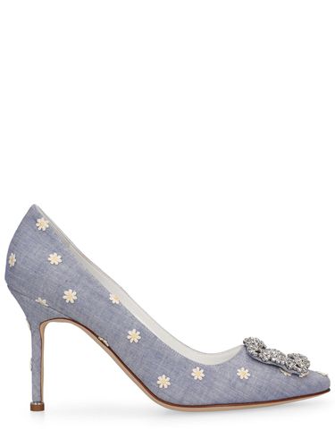 Mm Hohe Pumps Aus Canvas „hangisi“ - MANOLO BLAHNIK - Modalova