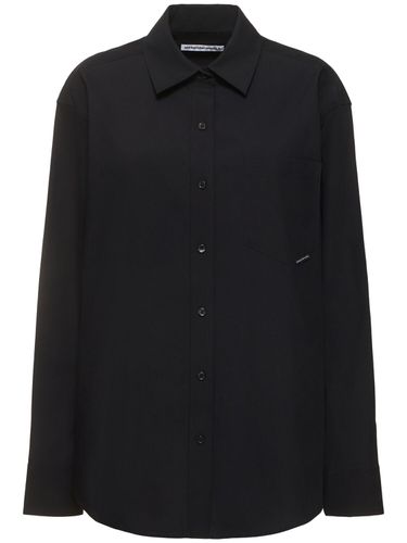 Camicia Boyfriend In Cotone - ALEXANDER WANG - Modalova