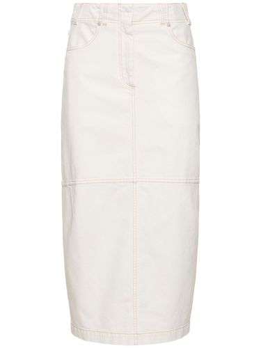 Cotton Bull Midi Skirt - BRUNELLO CUCINELLI - Modalova