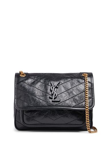 Baby Niki Leather Shoulder Bag - SAINT LAURENT - Modalova