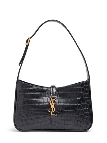 Le 5 À 7 Croc Embossed Leather Bag - SAINT LAURENT - Modalova