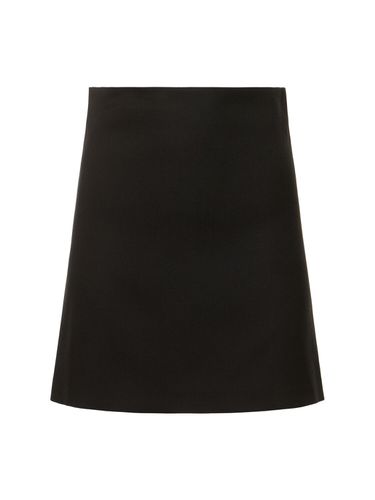 Linen Blend Mini Skirt - PHILOSOPHY DI LORENZO SERAFINI - Modalova